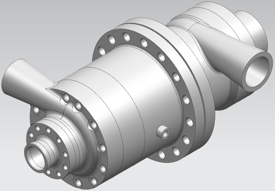 高速气浮核心机三维结构
